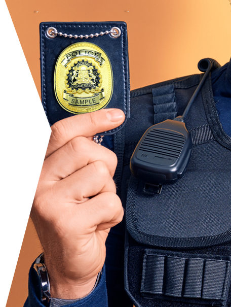 SGS Marketing custom wallet badges wallets pre-made badges for law enforcement first responders military Canada